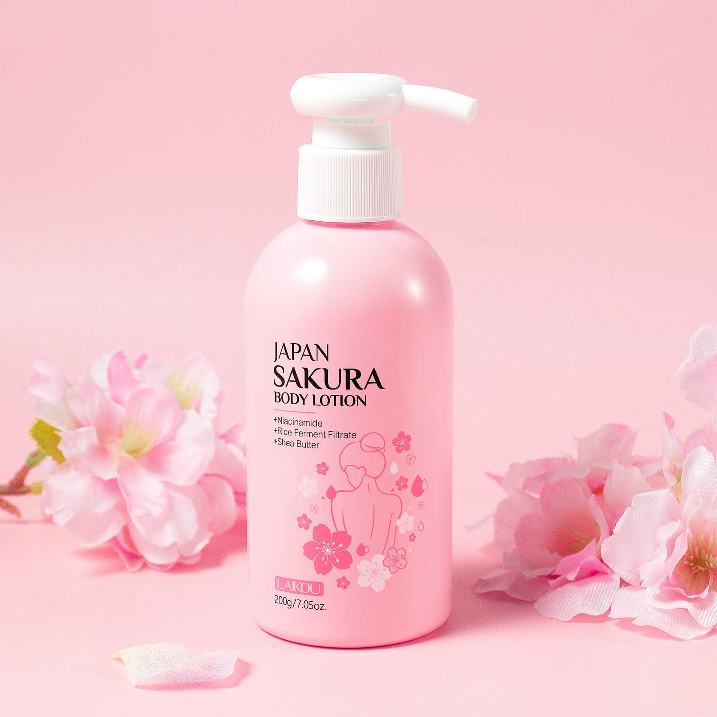 Sakura Body Lotion 200g Moisturizing Fragrance Retention Moisturizing Lotion